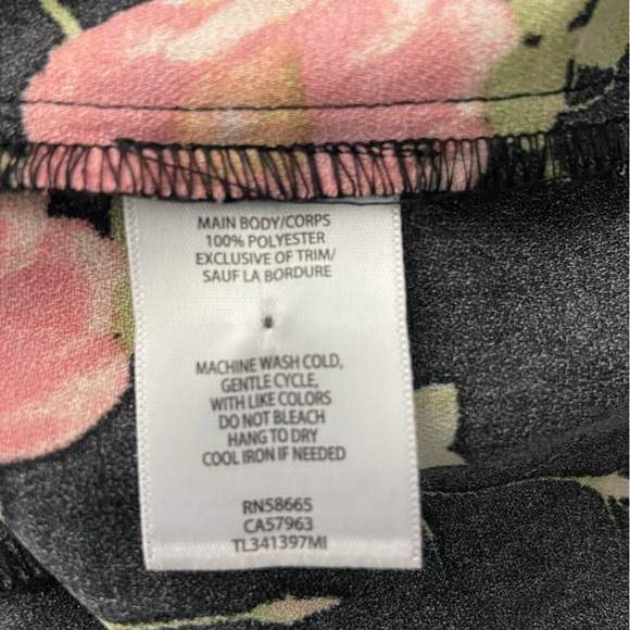 NWOT Leith Floral Print Mock Neck Shift Dress - Picture 11 of 12